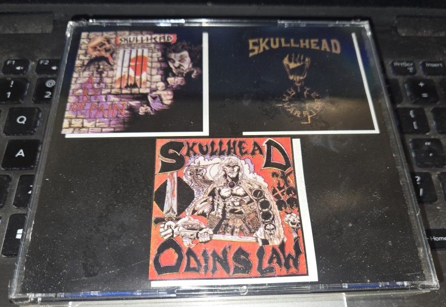 Skullhead 3xCD Box Set A Cry Of Pain White Warrior Odin's Law New Sealed Oi Punk Skrewdriver