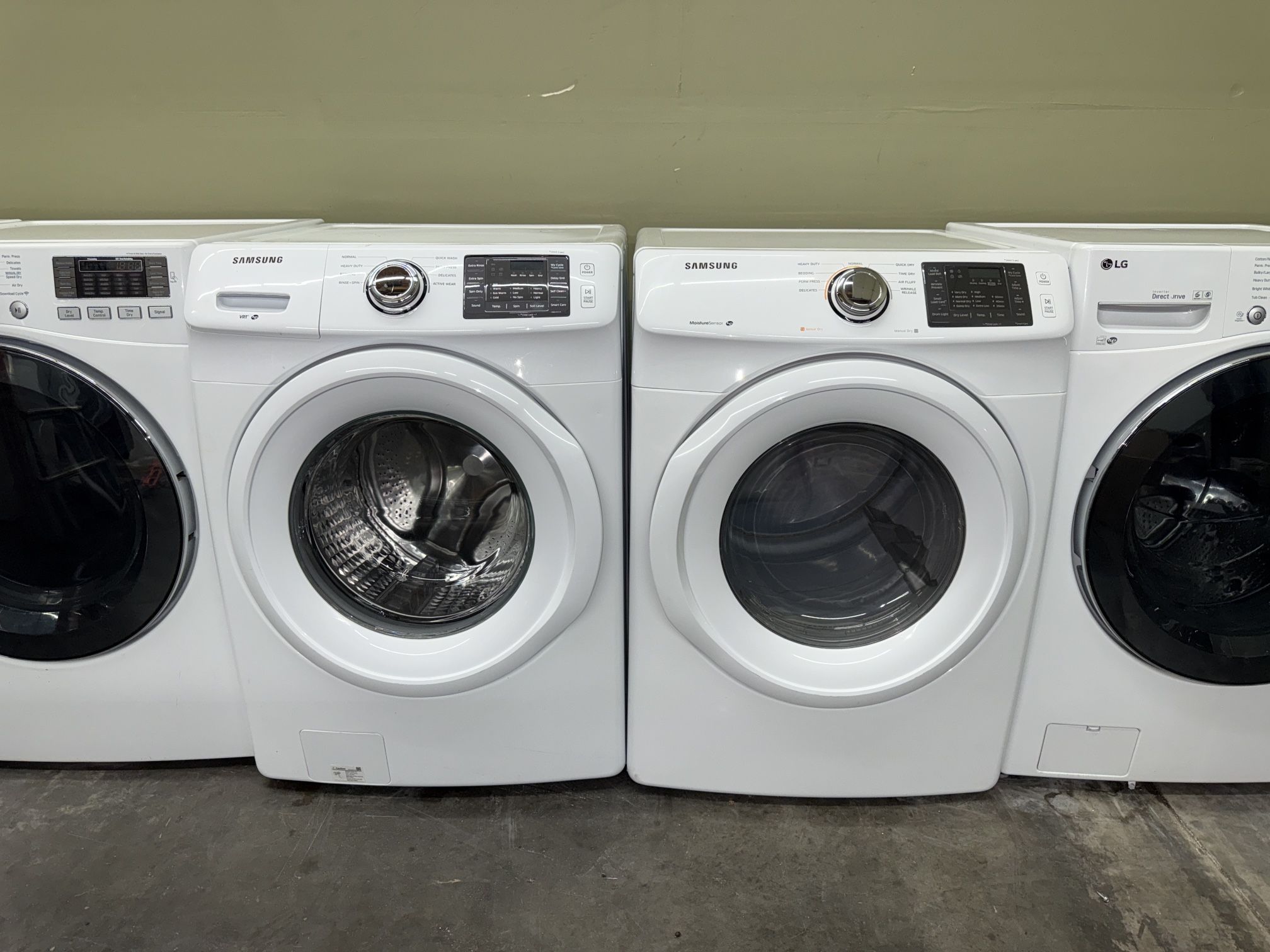 SAMSUNG XL CAPACITY ELECTRIC WASHER & DRYER