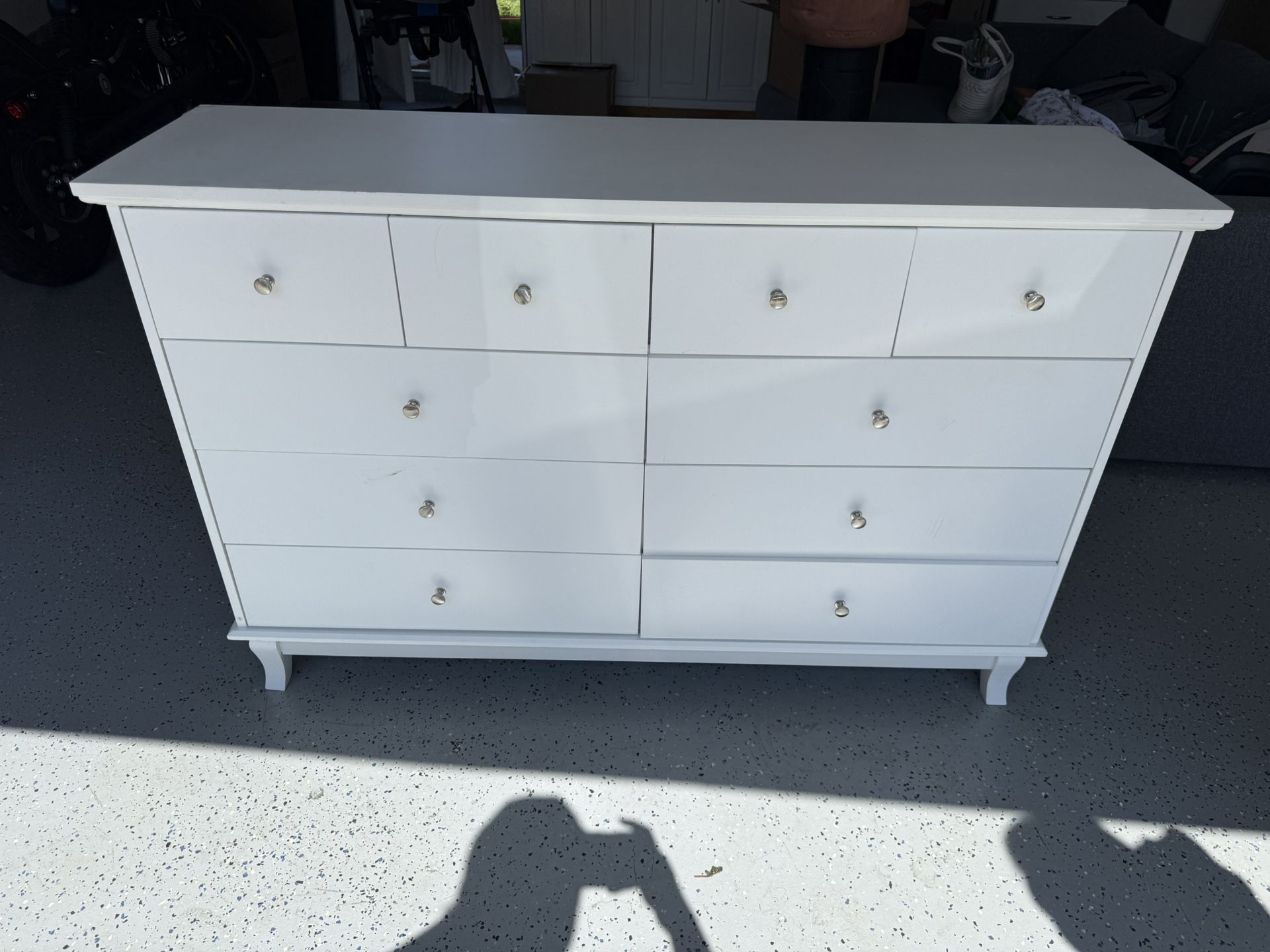 White dresser
