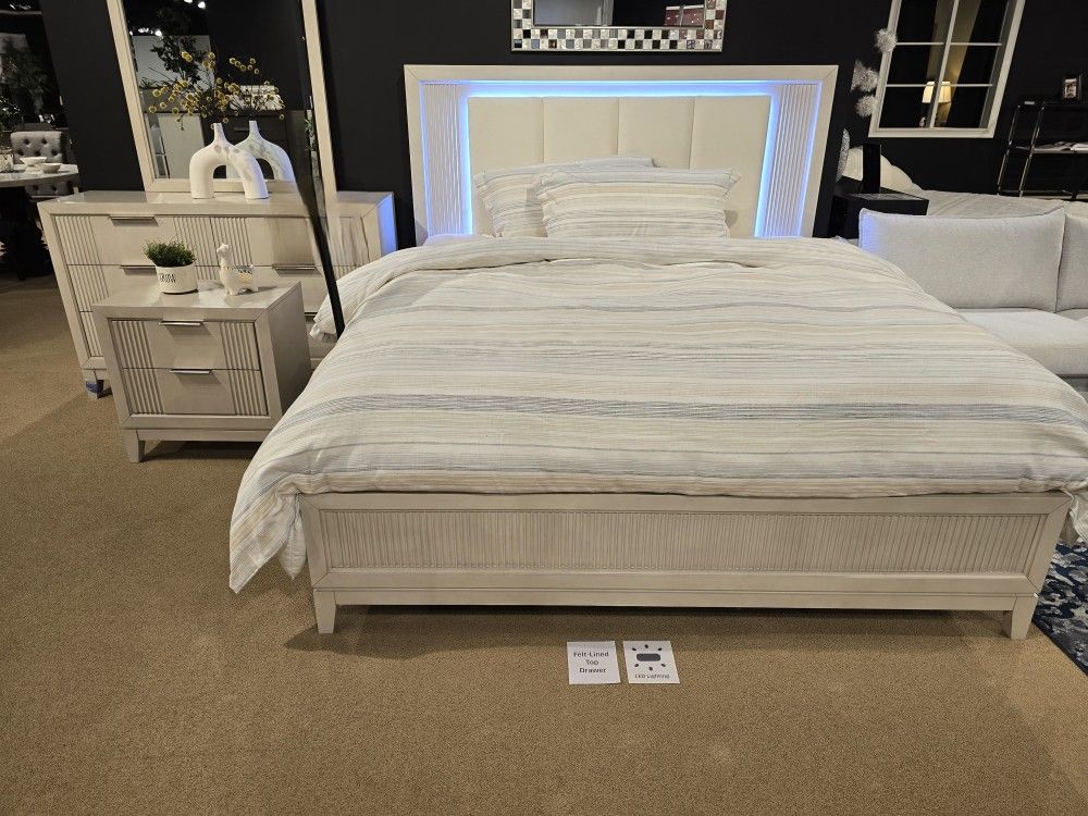 King Bedroom Set 4pc Free Delivery