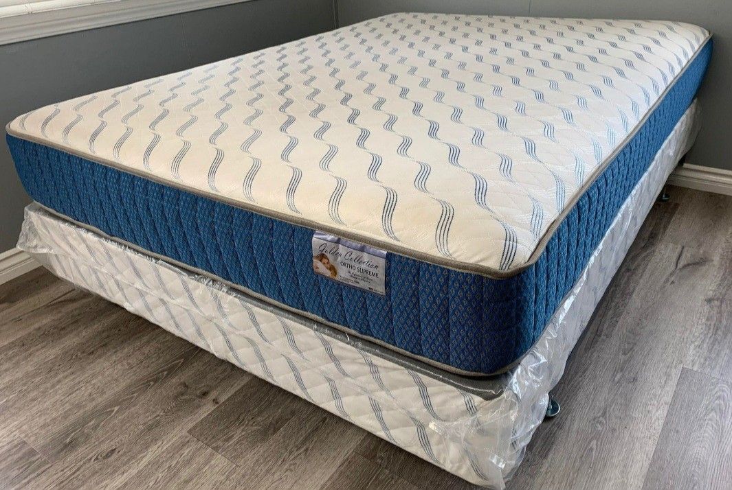 Queen Size Supreme Orthopedic Mattress And Boxspring
