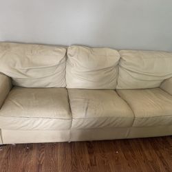 free 3-Seat leather sofa 