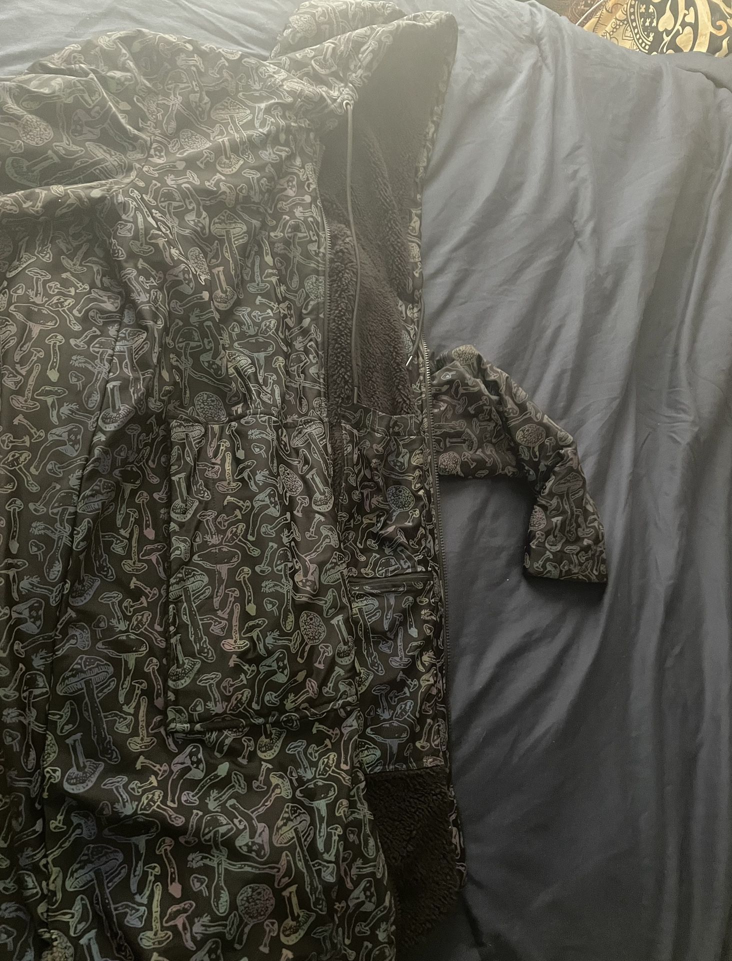 Rave Mushroom Fleece Jacket/Coat