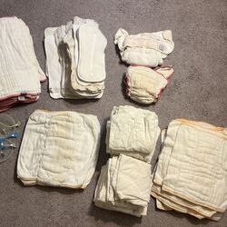 Lot Of Cloth Diapers