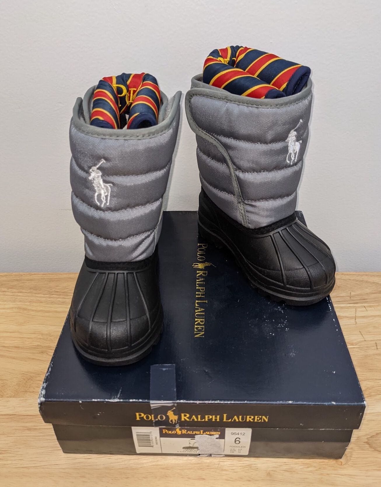 NEW Polo Ralph Lauren Vancouver Kids Winter Boots toddlers size 6