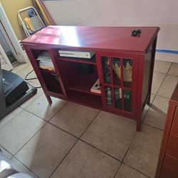 42" RED TV Stand