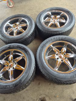 Rines para Chevy d 6 birlos bolt pattern 6x139 Silverado, Tahoe