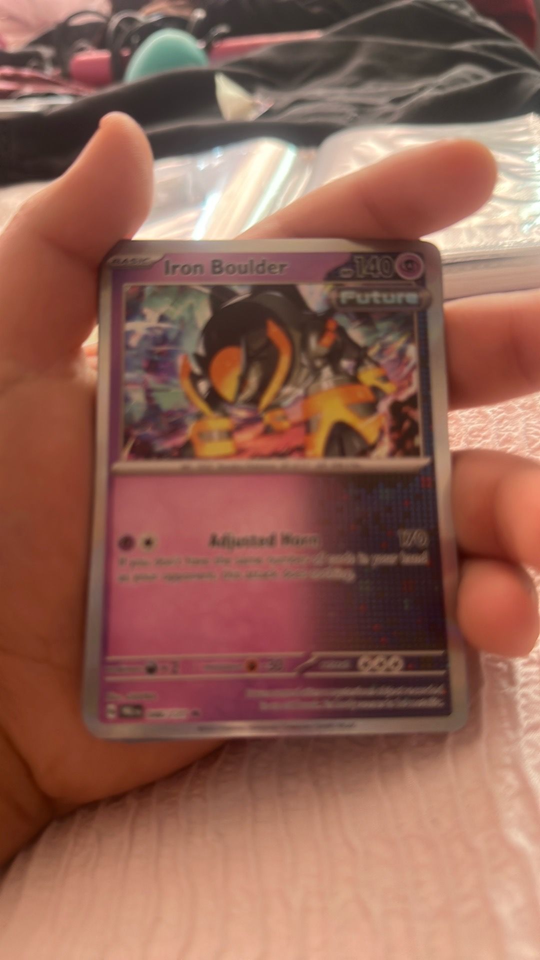 Stack of mystery pokemon cards