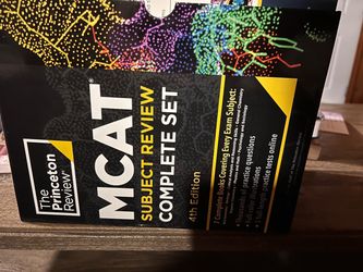 Princeton Review MCAT Subject Review Complete Set 4th Edition