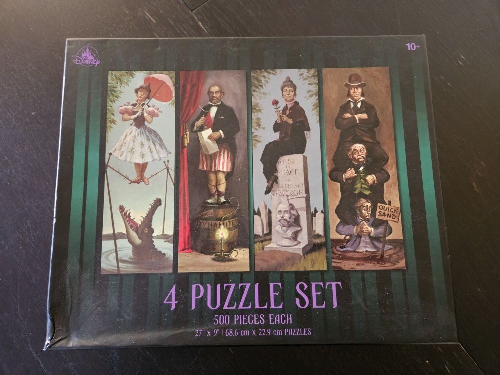 Disney Haunted Mansion 4 Puzzle Set
