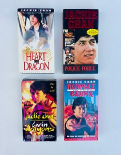 JACKIE CHAN on VHS! (4 Film Lot)