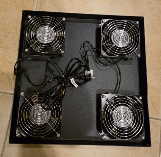AV Rack Fan Kit New