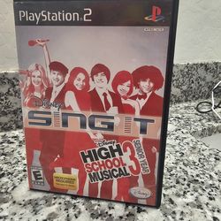 Disney Sing It: High School Musical 3: Senior Year for the PlayStation 2.