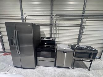 4 Pc Stainless Steel Kitchen Appliance Set