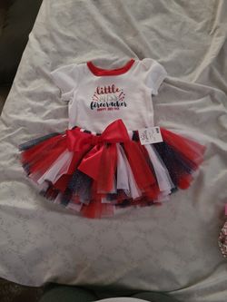 4th Of July Outfit 6 Months Brand New
