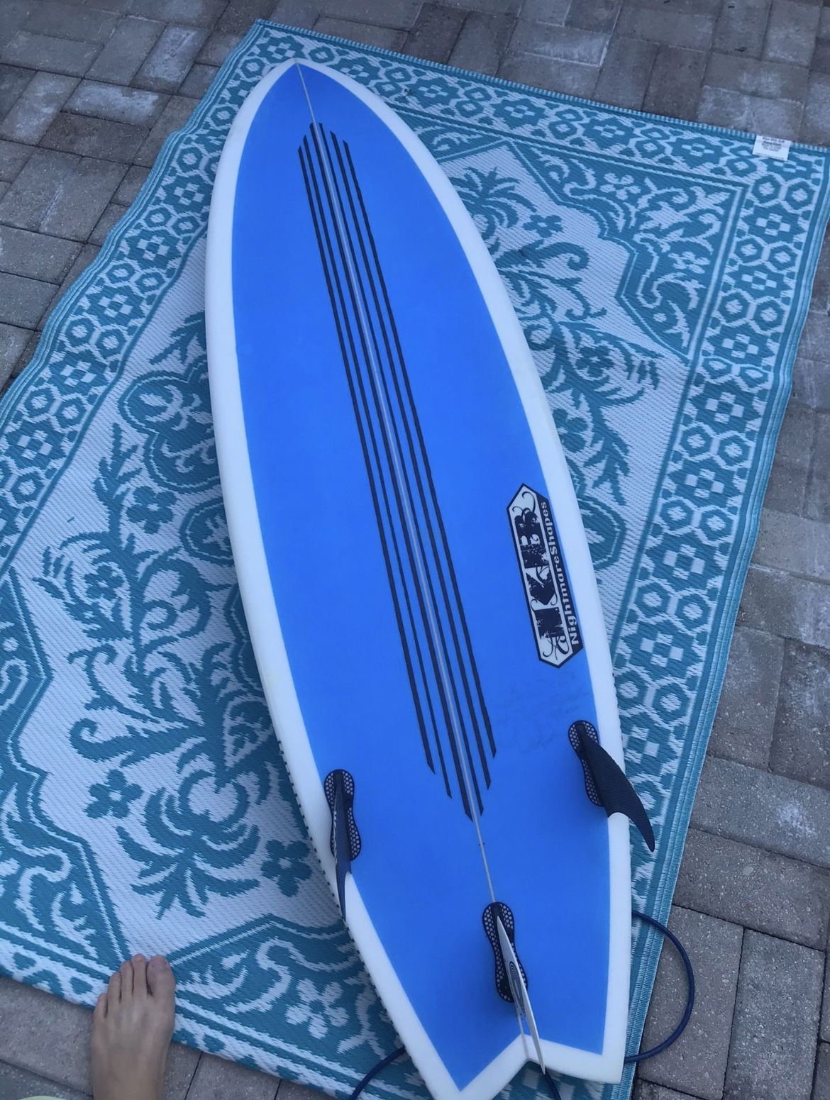 Nightmare shapes surfboard