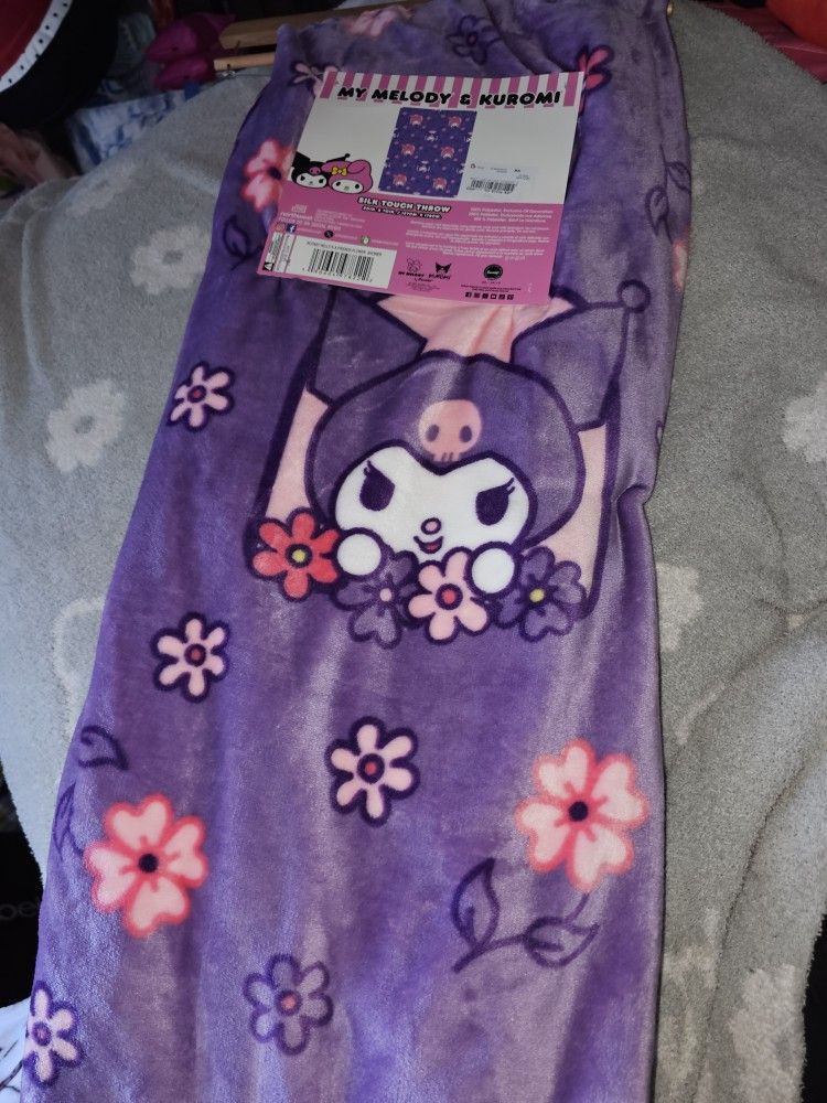 Hello Kitty Kuromi Blanket