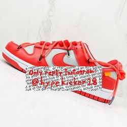 Nike Dunk Low Off White University Red 29