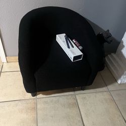 Black small accent chair $60