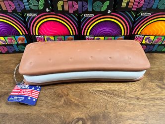 100% Authentic Jumbo Ice Cream Sandwhich Sunny Days ToyMendous Squeezy