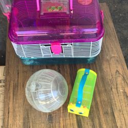 Hamster/ Mouse Cage W Accessories