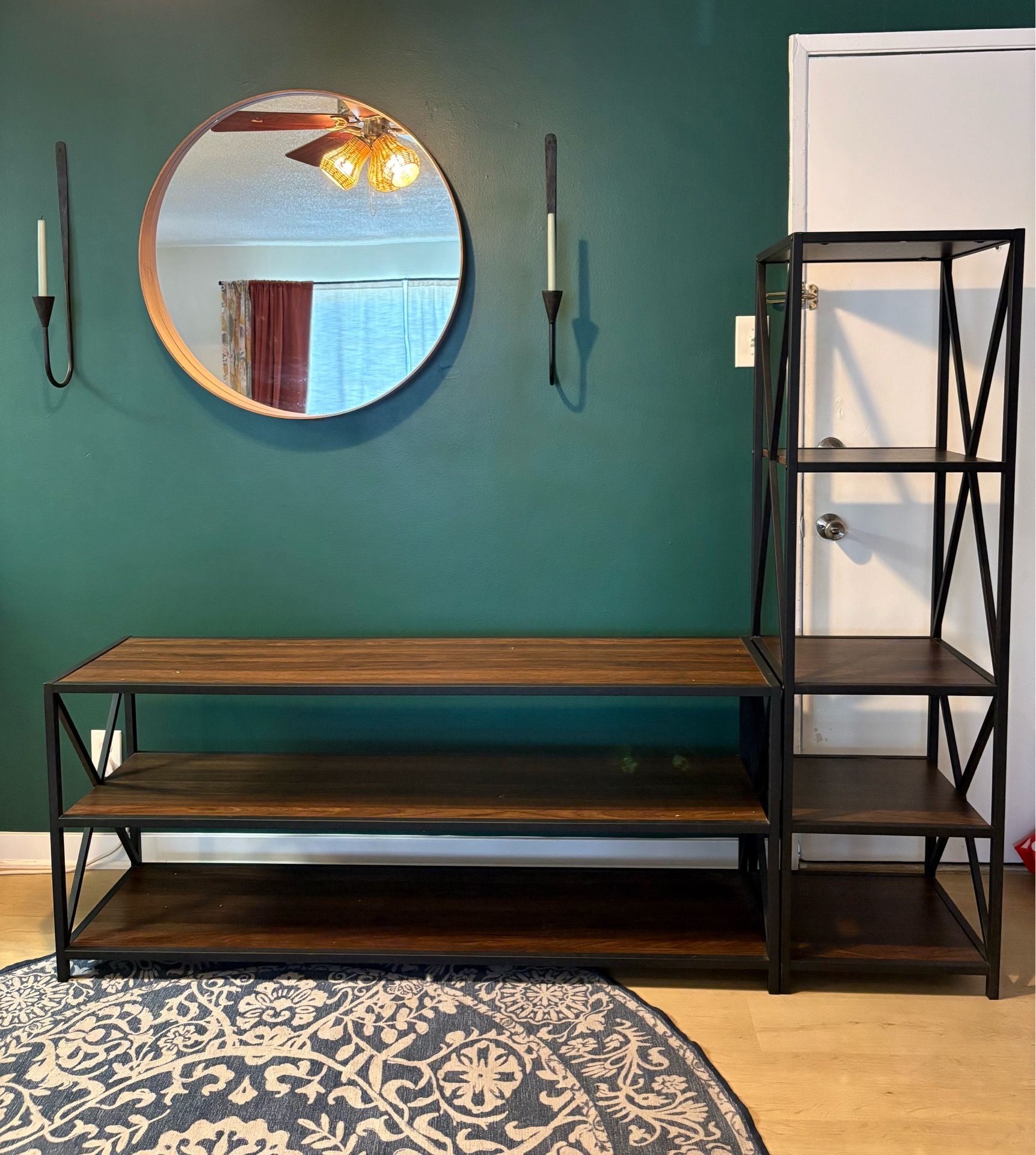 Matching TV Stand and Bookshelf