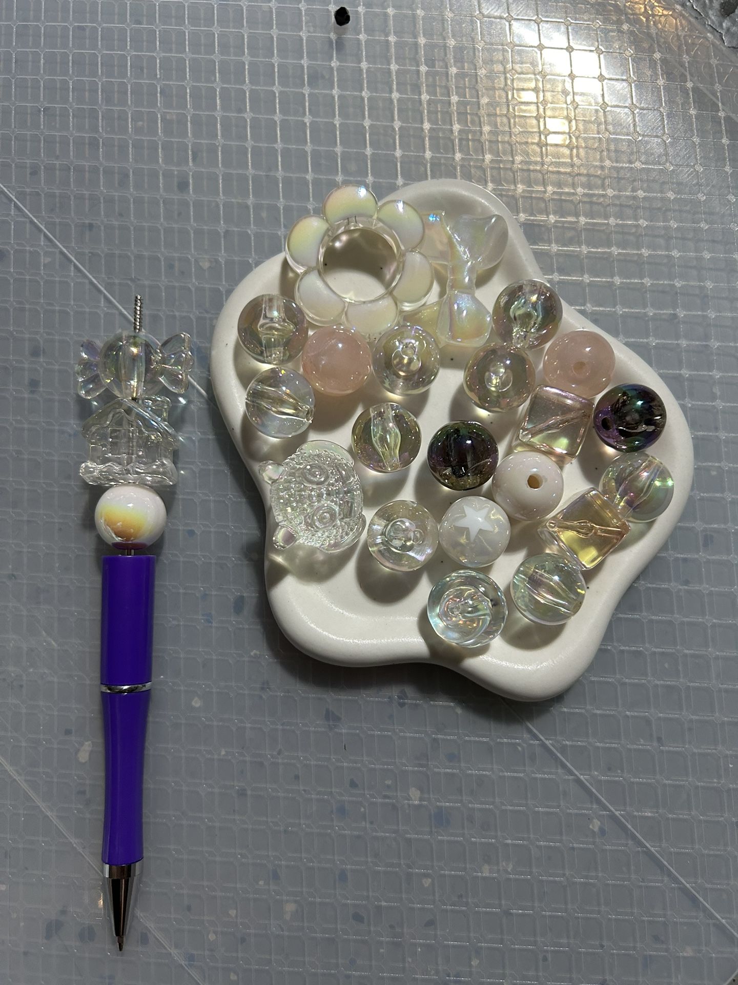 30pc Mix Fancy Beads