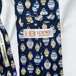 Vintage LOEWE Silk Tie **$5 FLAT FEE US SHIPPING**
