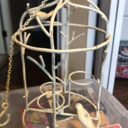 Bird Cage Candle Holder 