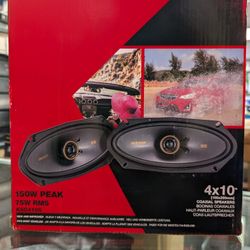 Kicker KSC4100 KS Series 4"x10" 2-way car speakers