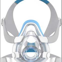 CPAP AirTouch F20 Replacement Set Frame Strap Blue Foam Cushion Large 