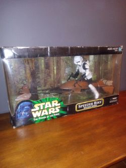 Speeder Bike with Scout Trooper