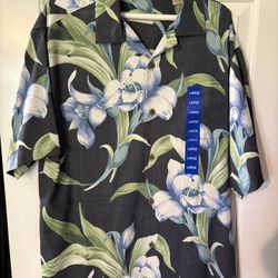 Mens Tommy Bahama Short Sleeve Shirt / Size Large 