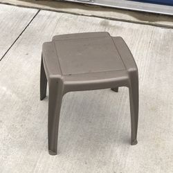 Plastic Side Patio Table