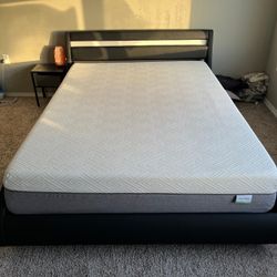 Queen Bed frame And mattress