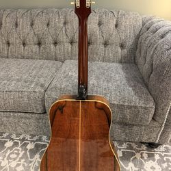 Vintage 1968 Gibson Blue Ridge Acoustic Flat Top Guitar Brazilian Rosewood Back & Sides w/HSC