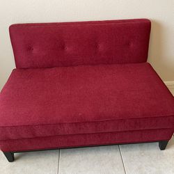 Red Accent Couch