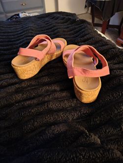 Skechers Women's Cork Wedge Sandals