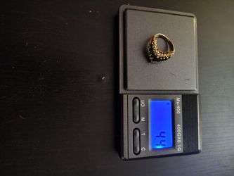 14kt Diamond and Emerald Ring