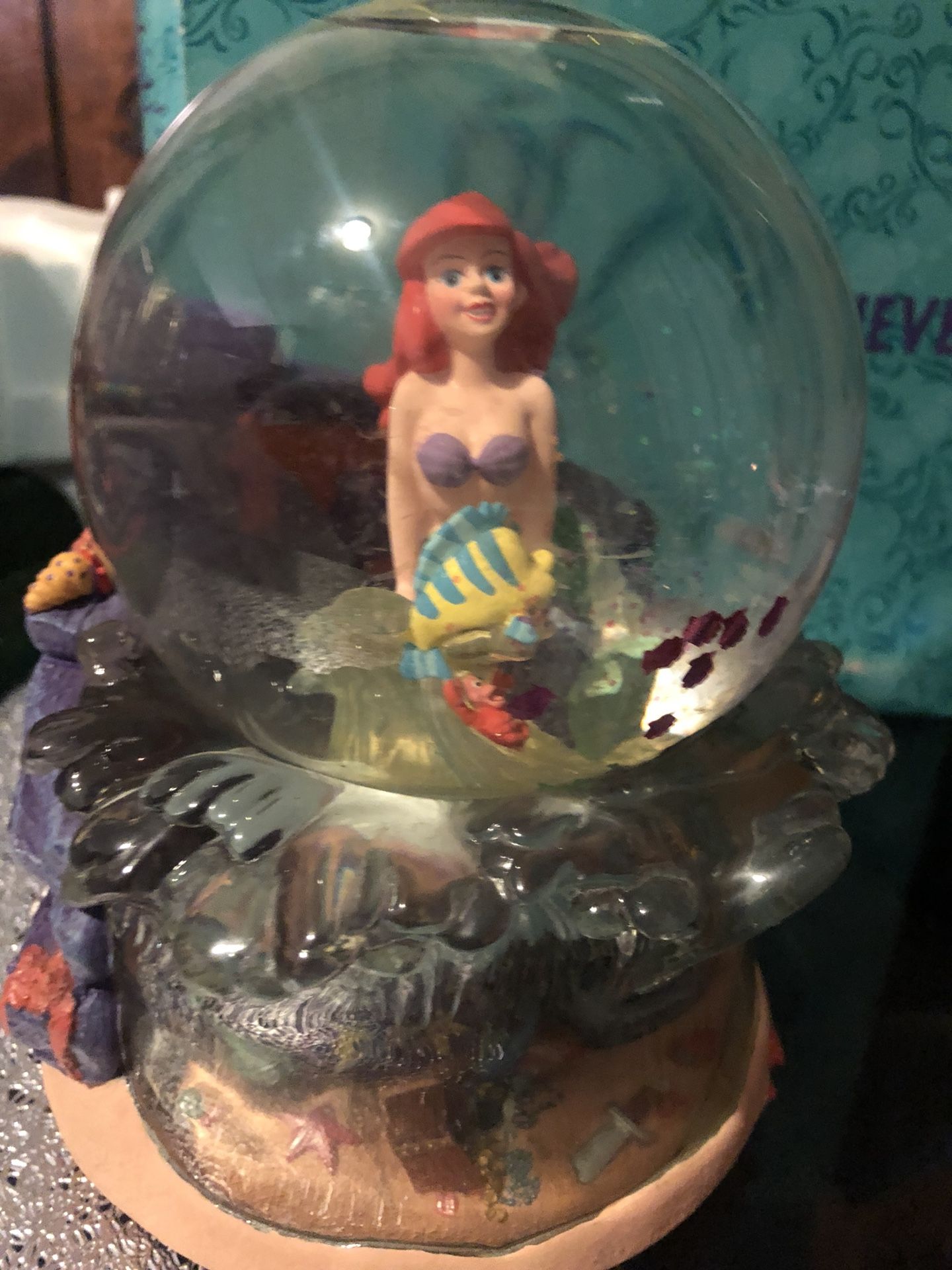 Disney Mermaid snow globe