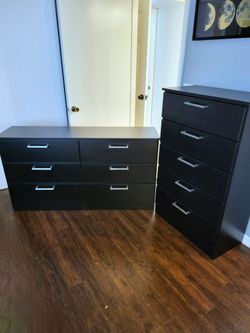 NEW wide DRESSER and NEW tall CHEST👍 Assembled 