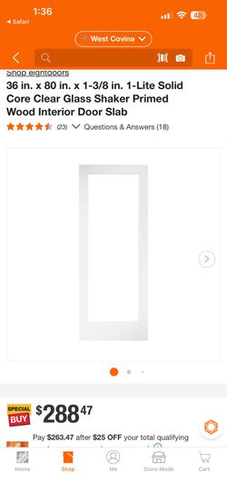 Interior Glass Door