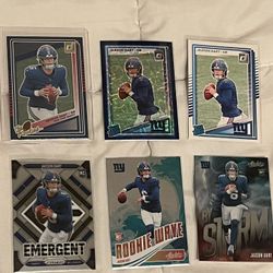 Jaxson Dart Rookie Cards, 6 Card Lot
