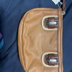 Brown Wristlet