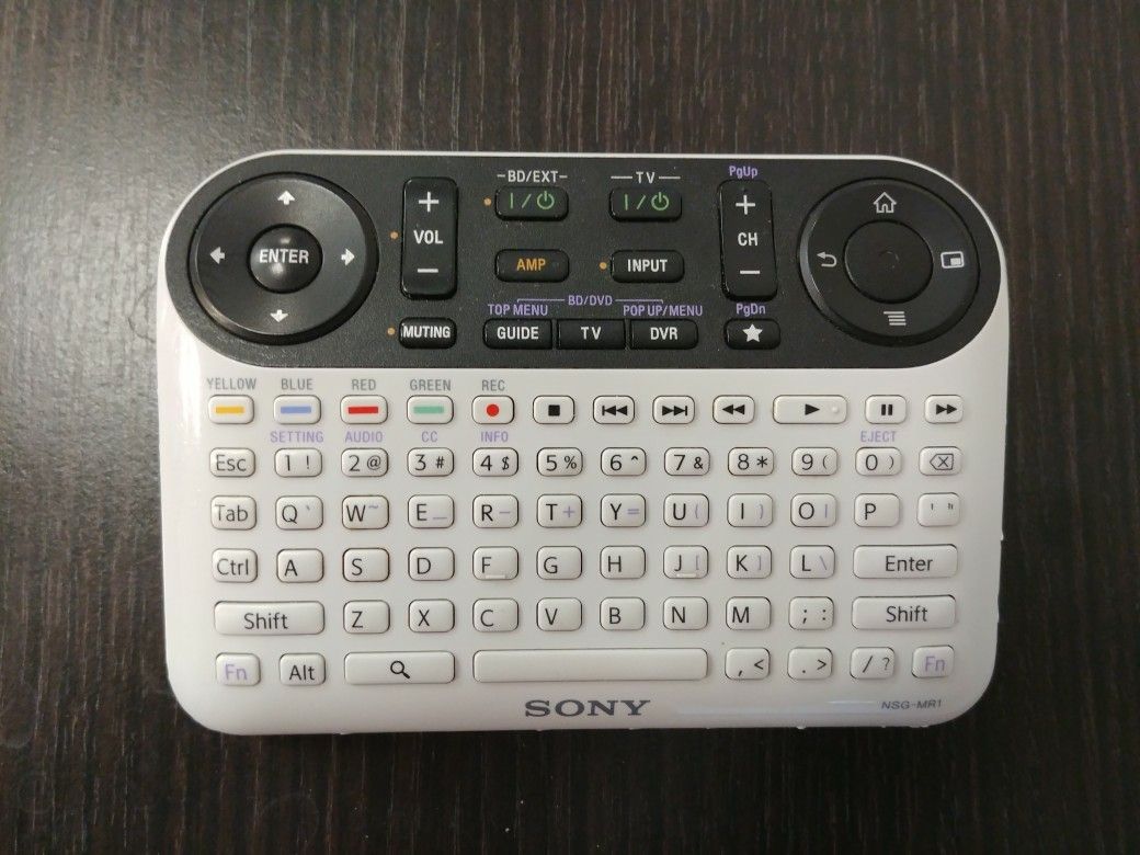 Sony NSG-MR1 Remote Control QWERTY Keyboard for Blu Ray OEM NSZ-GT1 Google TV
