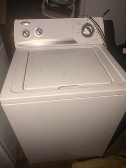 Electric Whirlpool washer & dryer