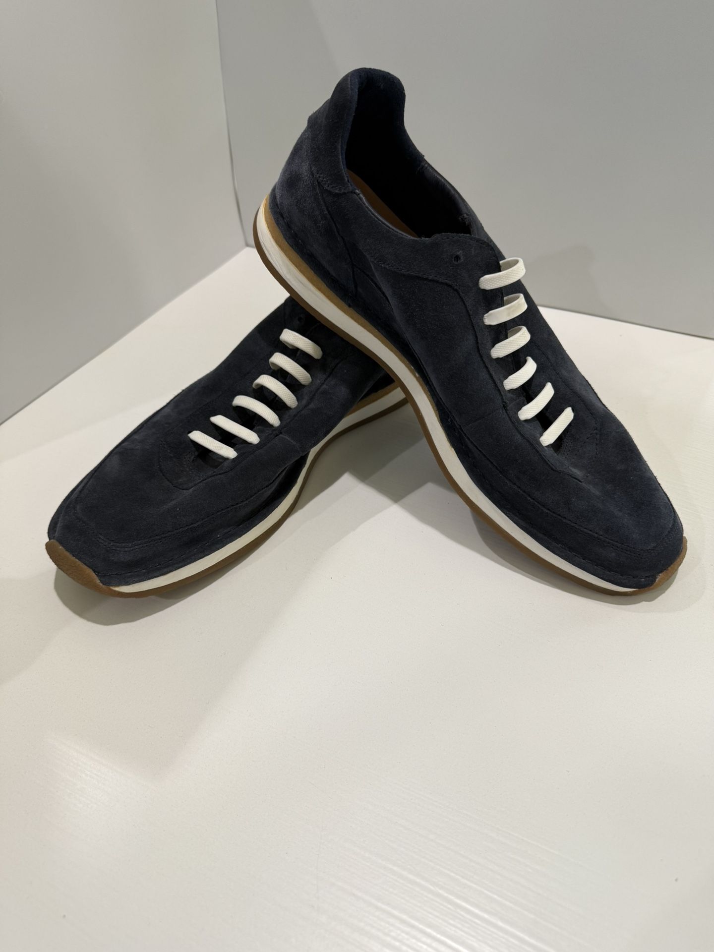 Clarks Blue Suede Sneakers