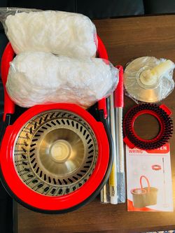 Microfiber Spin Mop and Bucket Set