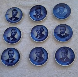 Royal Copenhagen American Presidents Plaquettes