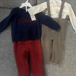 2 Baby Boy 6-9 Months Outfits 